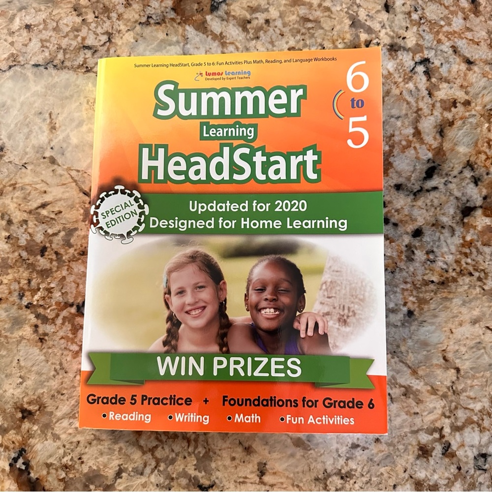 NEW Summer Learning Head Start Grade 5 to 6